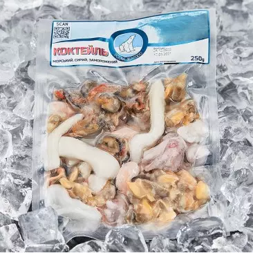 Коктейль морской, 6 компонентов, 250г Коктейль морской, 6 компонентов, 250г