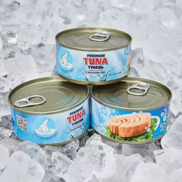 Тунец кусочками в собственном соку, 1шт Тунец кусочками в собственном соку, 1шт